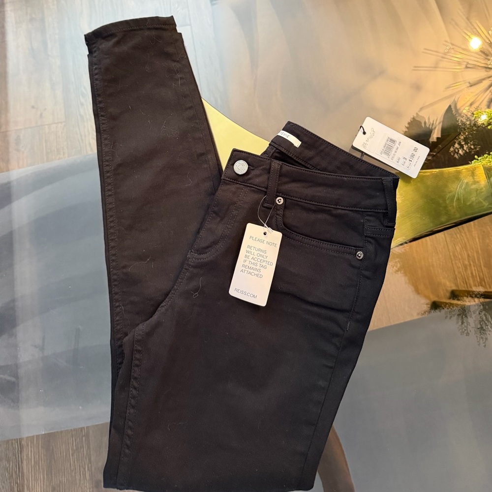 Reiss Stevie  Women's Black Skinny Jeans